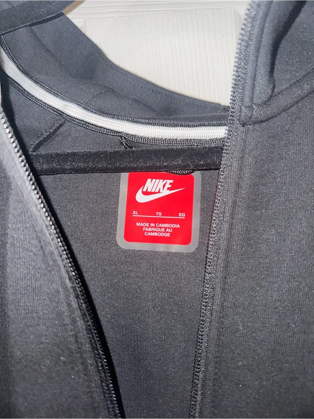 Nike Tech Fleece Windrunner Hoodie Mens XL Black Full Zip Jacket NWT HV0949-010